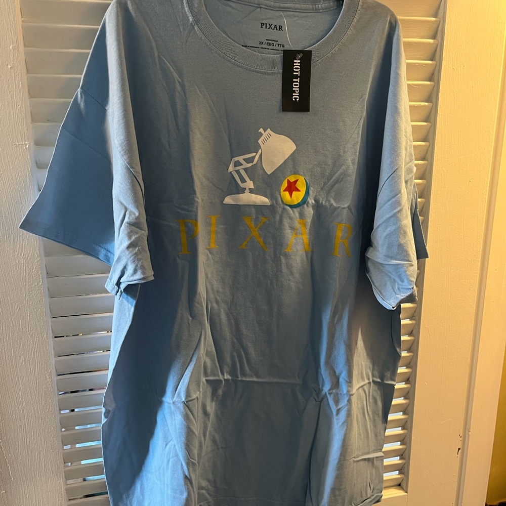 Pixar Blue Short Sleeve Tee